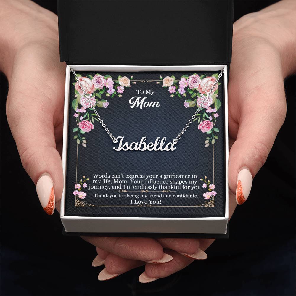To My Mom - Custome Name