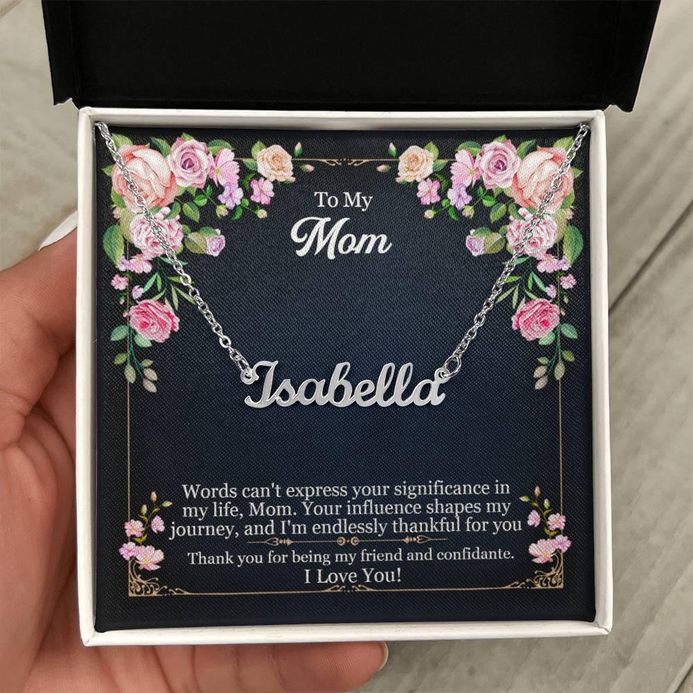 To My Mom - Custome Name