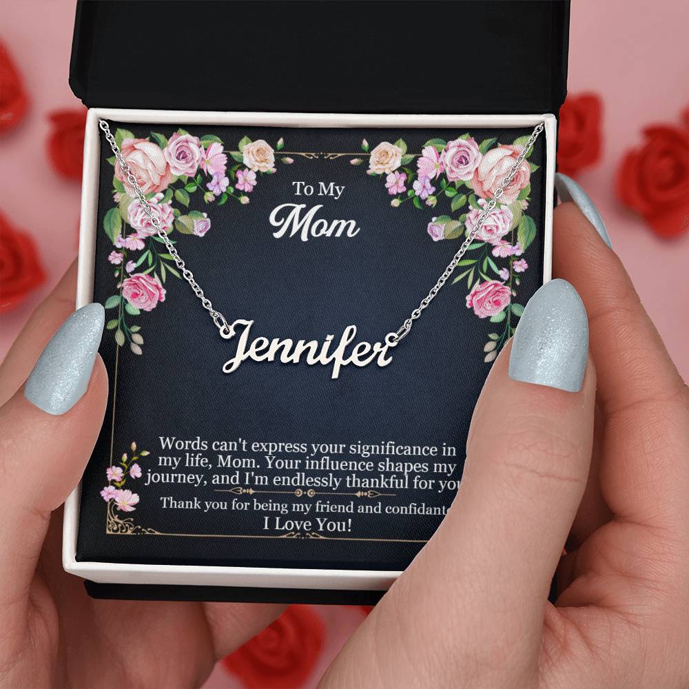 To My Mom - Custome Name