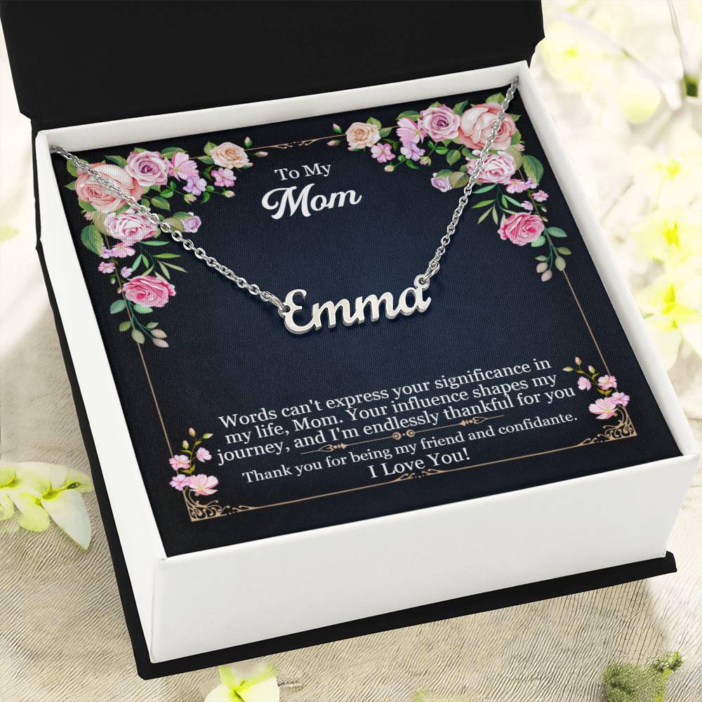 To My Mom - Custome Name