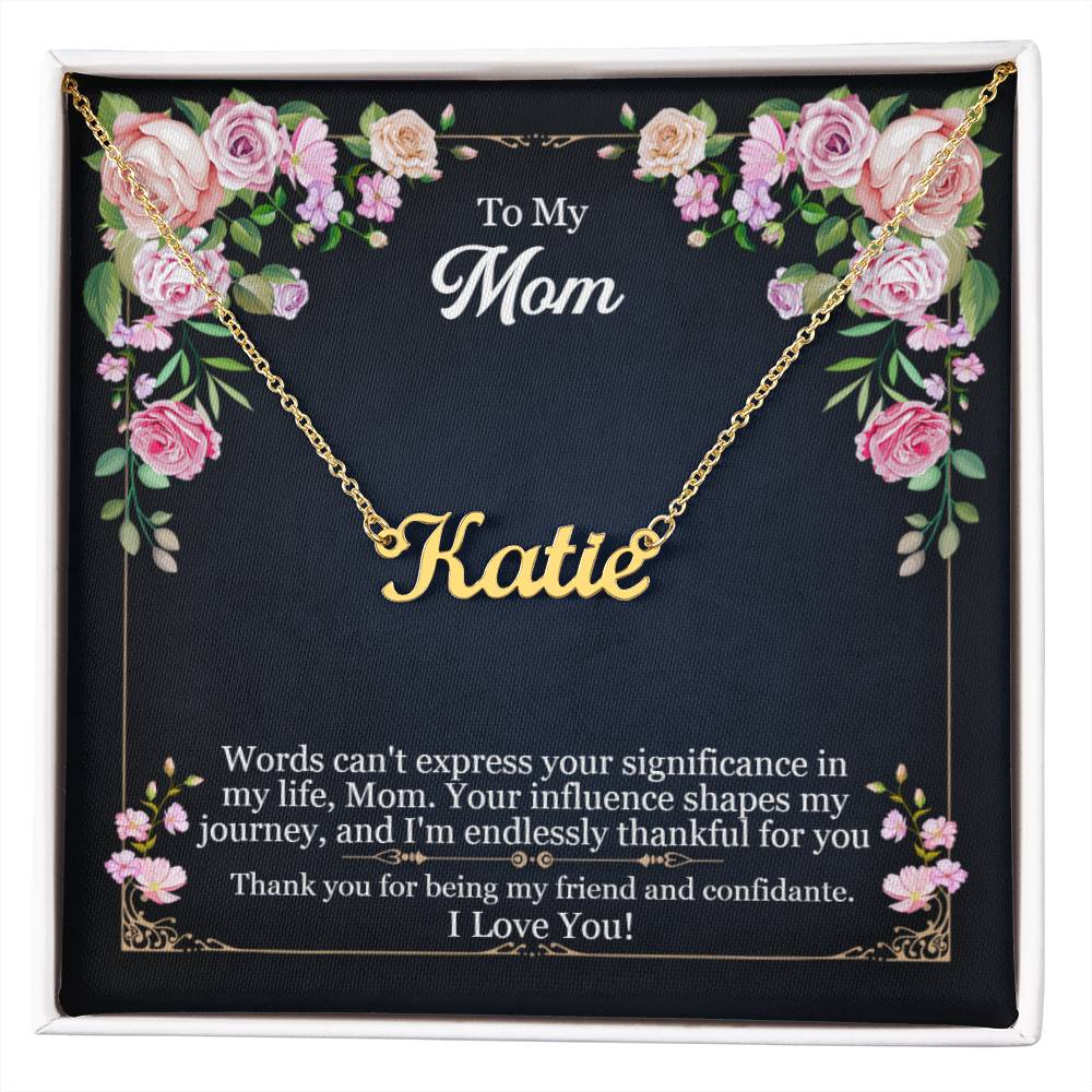 To My Mom - Custome Name