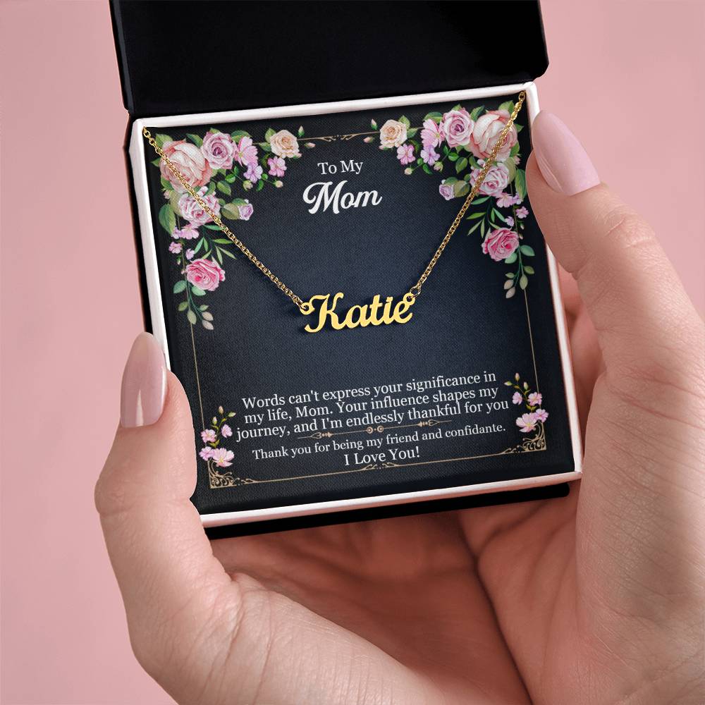 To My Mom - Custome Name