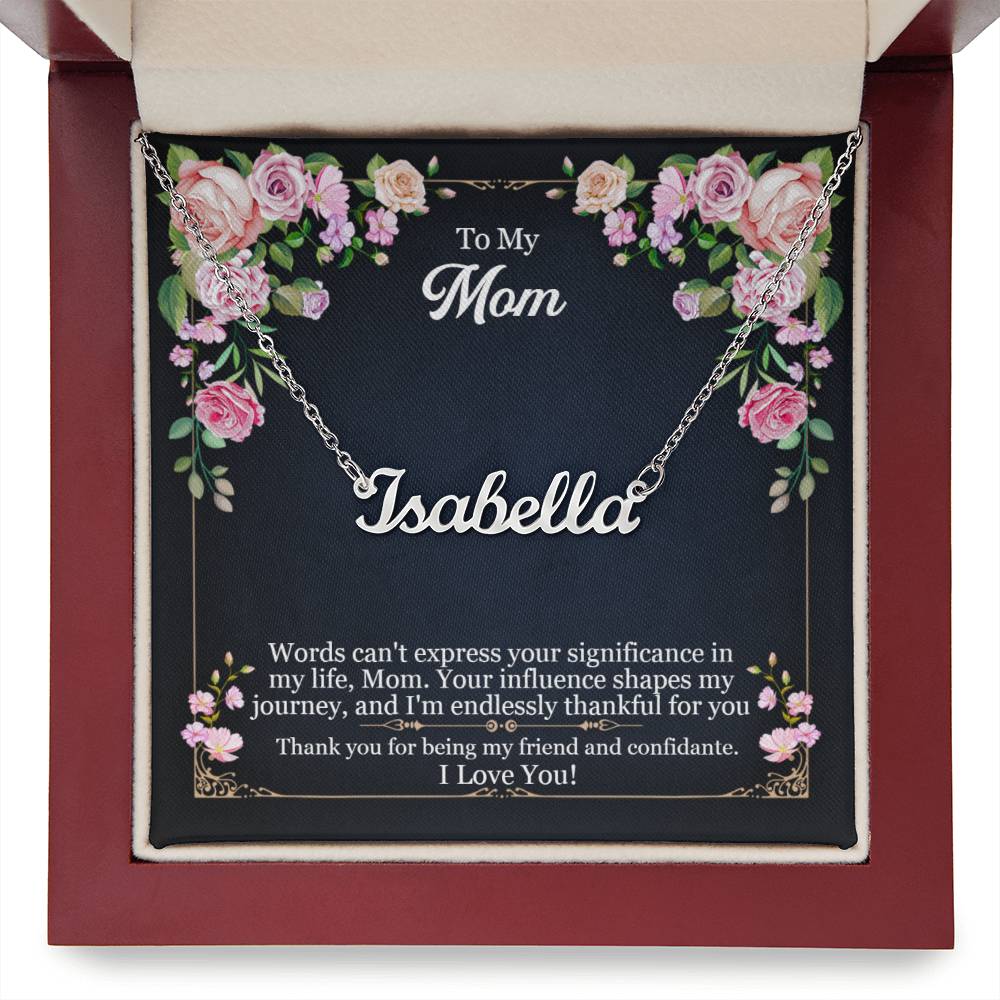 To My Mom - Custome Name