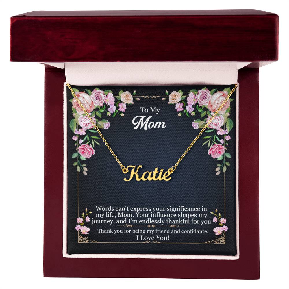 To My Mom - Custome Name